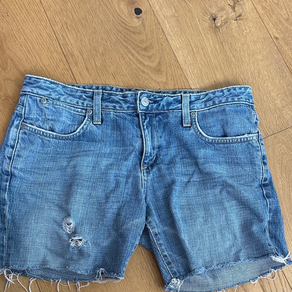 Paper denim & Cloth Distressed Women Shorts